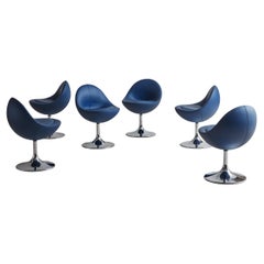 Set of 6 ‘Venus’ Dining Chairs by Börje Johanson for Johanson, Sweden 1960s