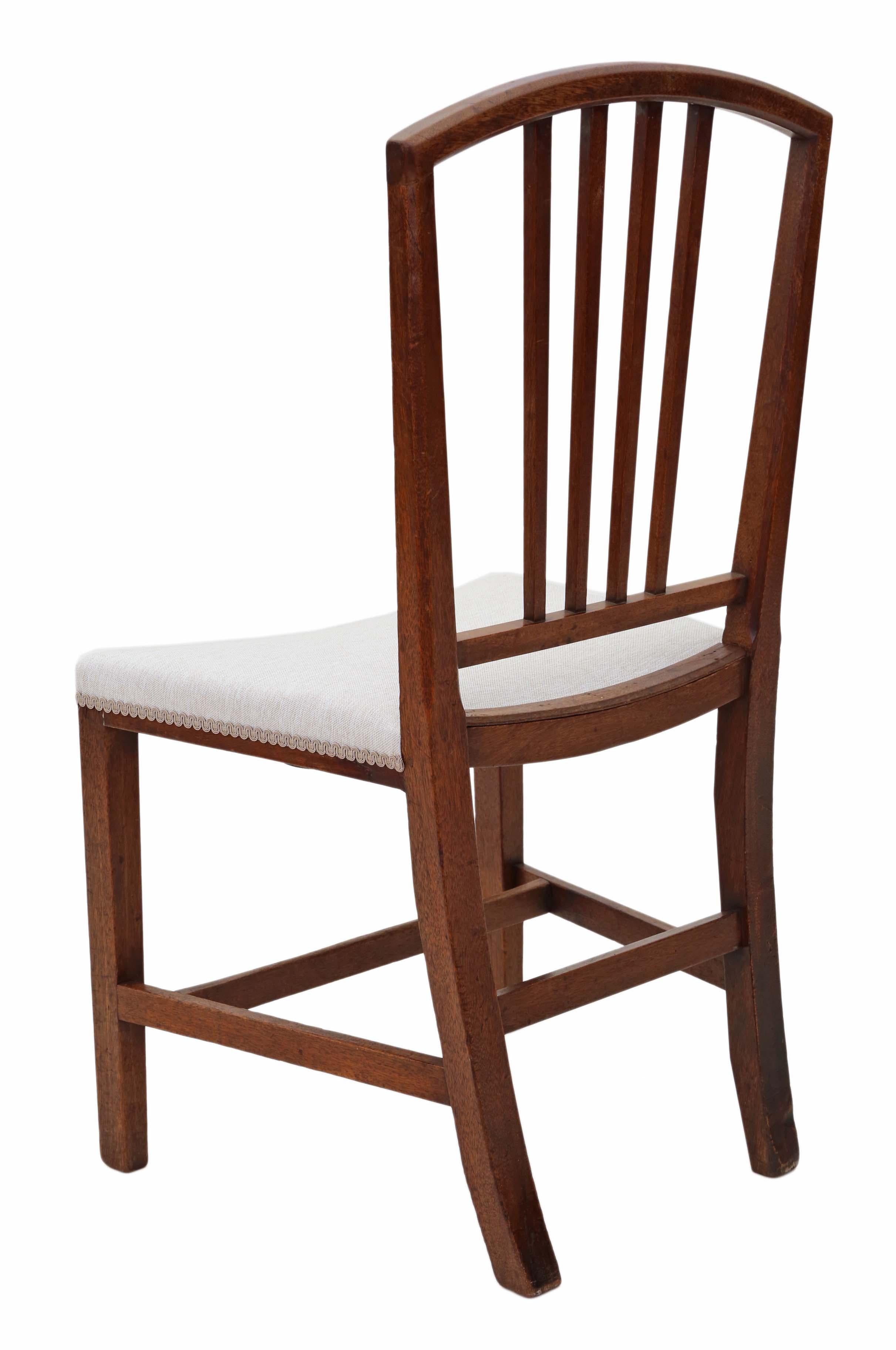 Set of 6 Victorian Mahogany Dining Chairs, 19th Century 1