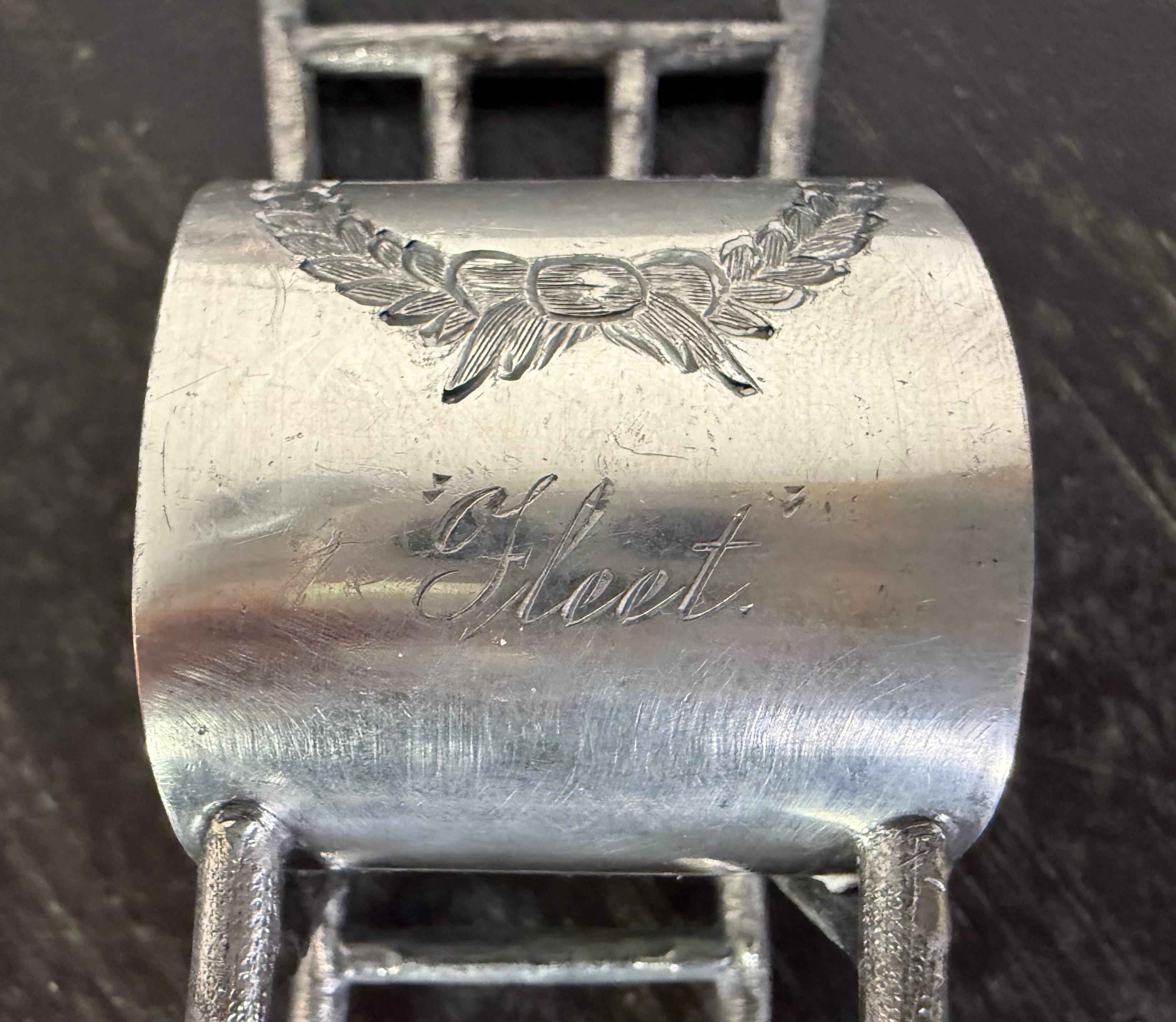 Set of (6) Victorian Napkin Rings For Sale 4