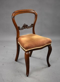 Set of 6 Victorian Rosewood Dining Chairs