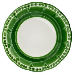 Set of 6 Dining Plates - Vietri Collection "IColorati" - Green
