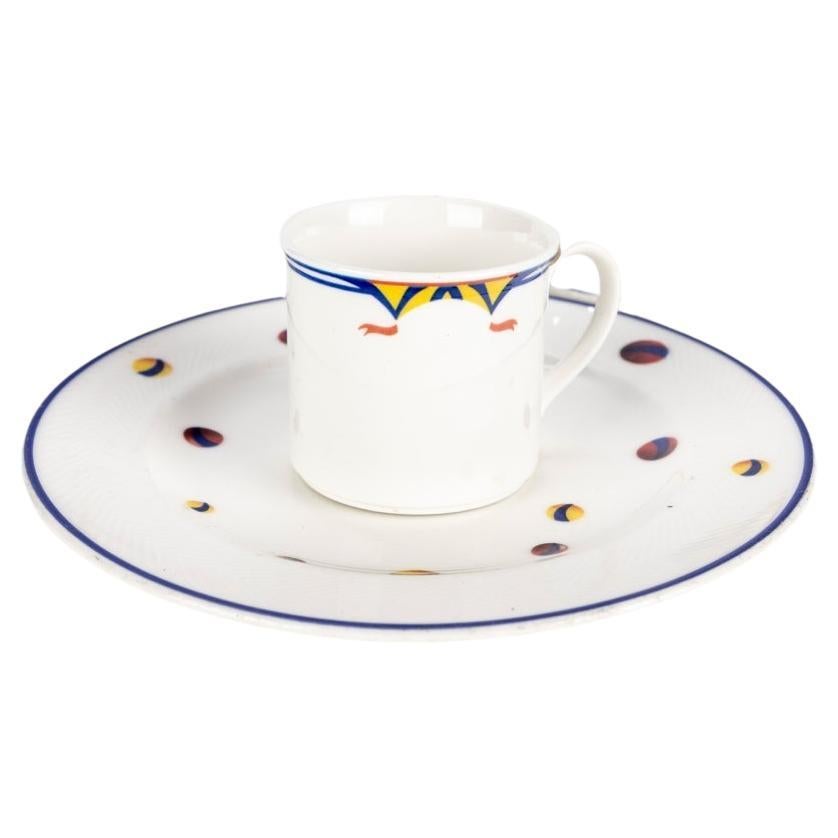 Set Of 6 Villeroy & Boch For Le Cirque Espresso Cup And Over-size Saucer