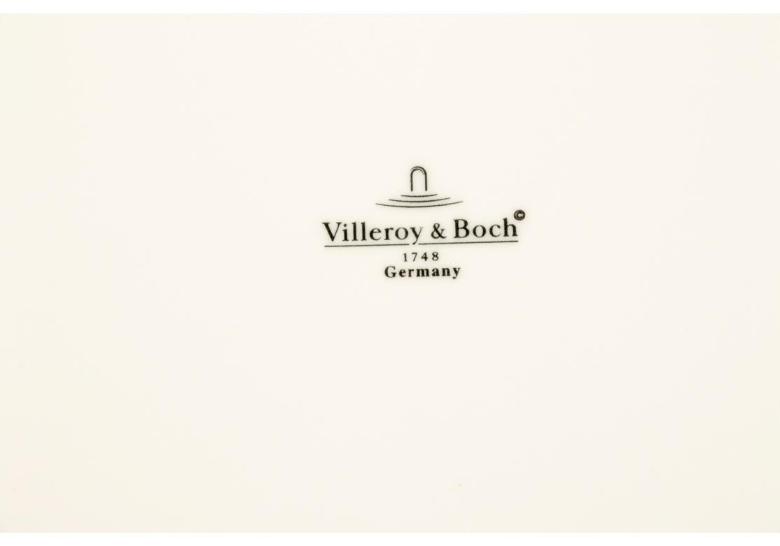 Hollywood Regency Set Of 6 Villeroy & Boch For Le Cirque Restaurant  11