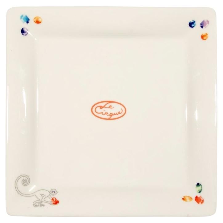 Juego De 6 Villeroy & Boch Para El Restaurante Le Cirque  Platos Monos Cuadrados 11