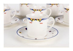 Set Of 6 Villeroy & Boch For Le Cirque Restaurant Cups And Saucers
