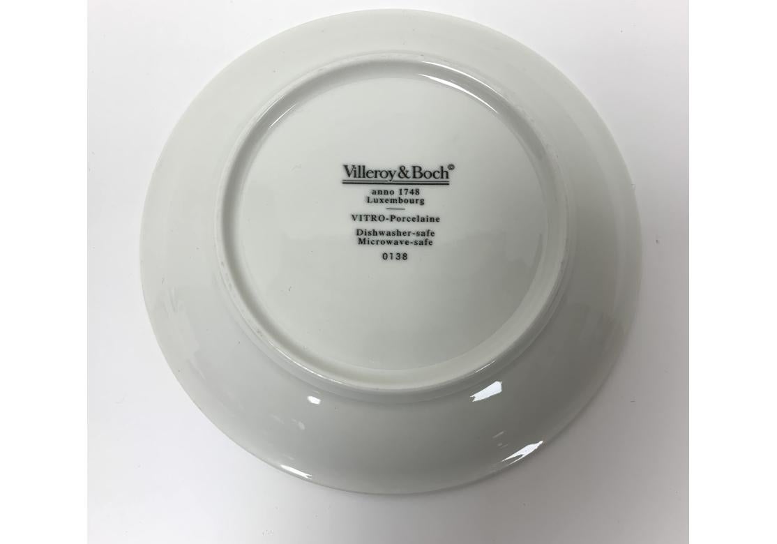 Set von 6 Villeroy & Boch für Le Cirque Restaurantbechern und Untertassen im Zustand „Relativ gut“ im Angebot in Bridgeport, CT