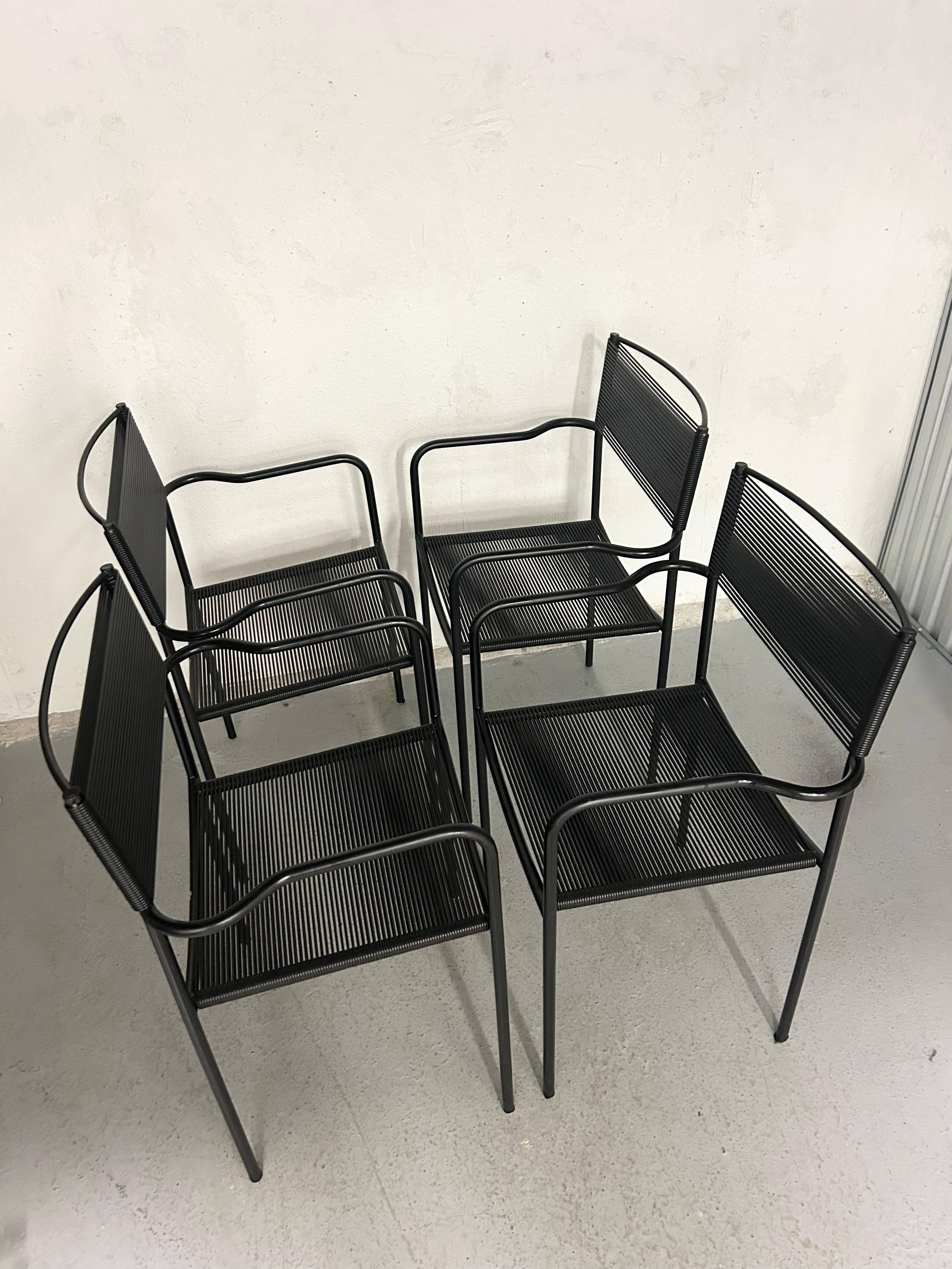 Set of 6 - Vintage Alias Spaghetti Chairs 2