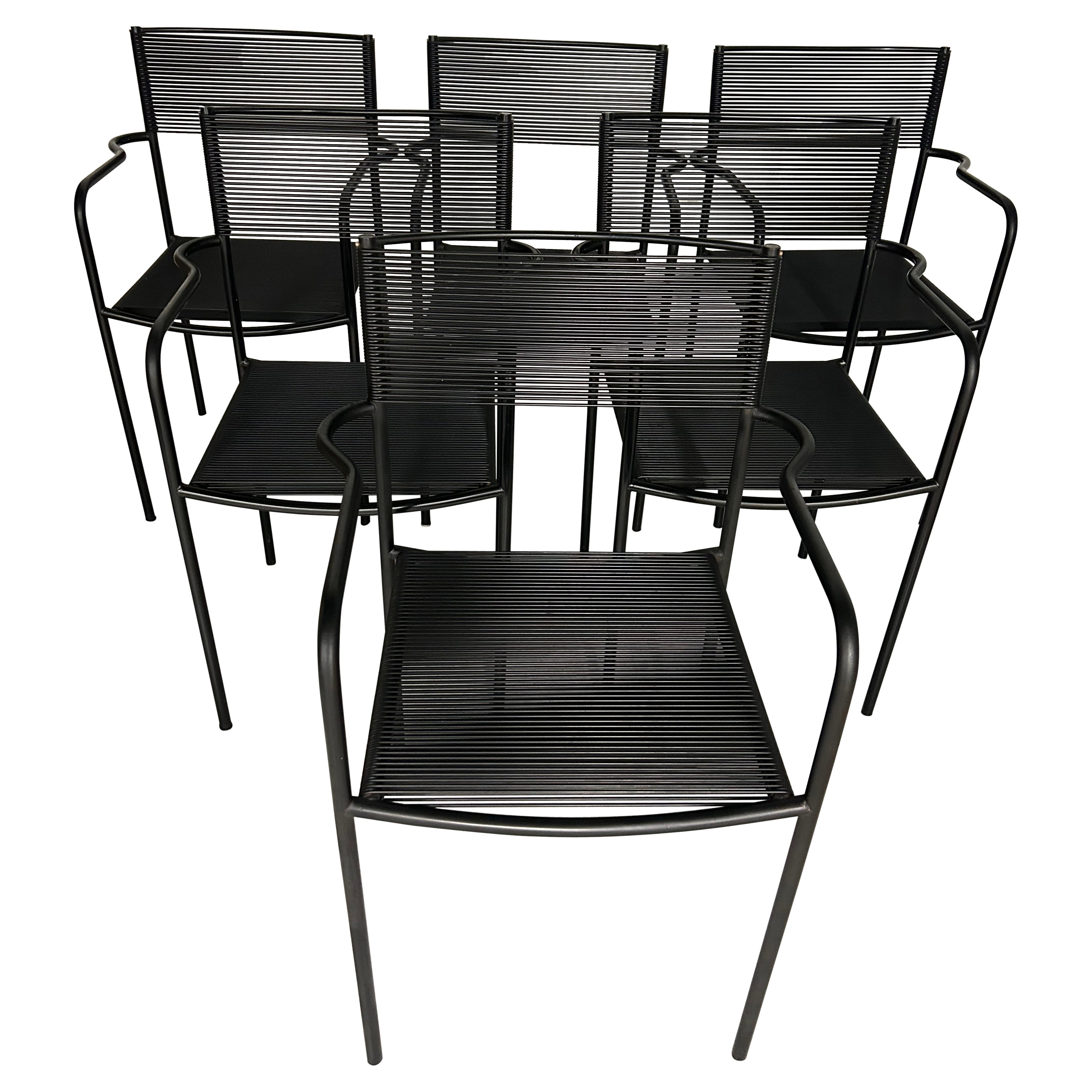 Set of 6 - Vintage Alias Spaghetti Chairs