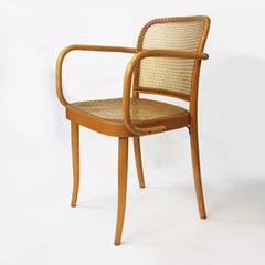 Set of 6 Vintage Bentwood Dining 811 Prague Chairs by Josef Hoffmann for Stendig