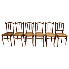 Set of 6 Vintage Bistro Chairs, 1950s