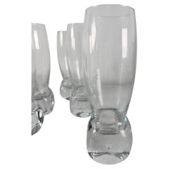 Set of 6 Vintage Bohemian Crystal Whiskey Glasses, 1970s