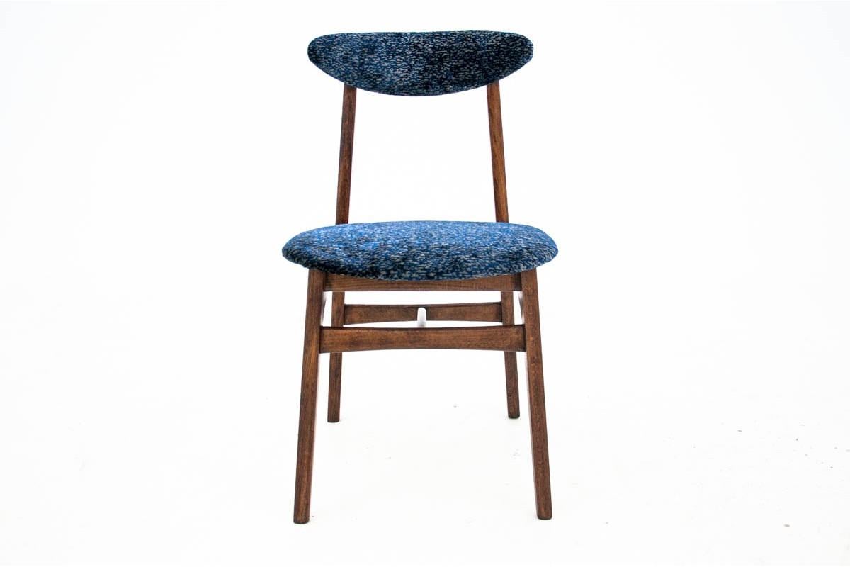 Mid-20th Century Set of 6 Vintage Chairs, Poland, Designed by R.T. Hałas, 1960s