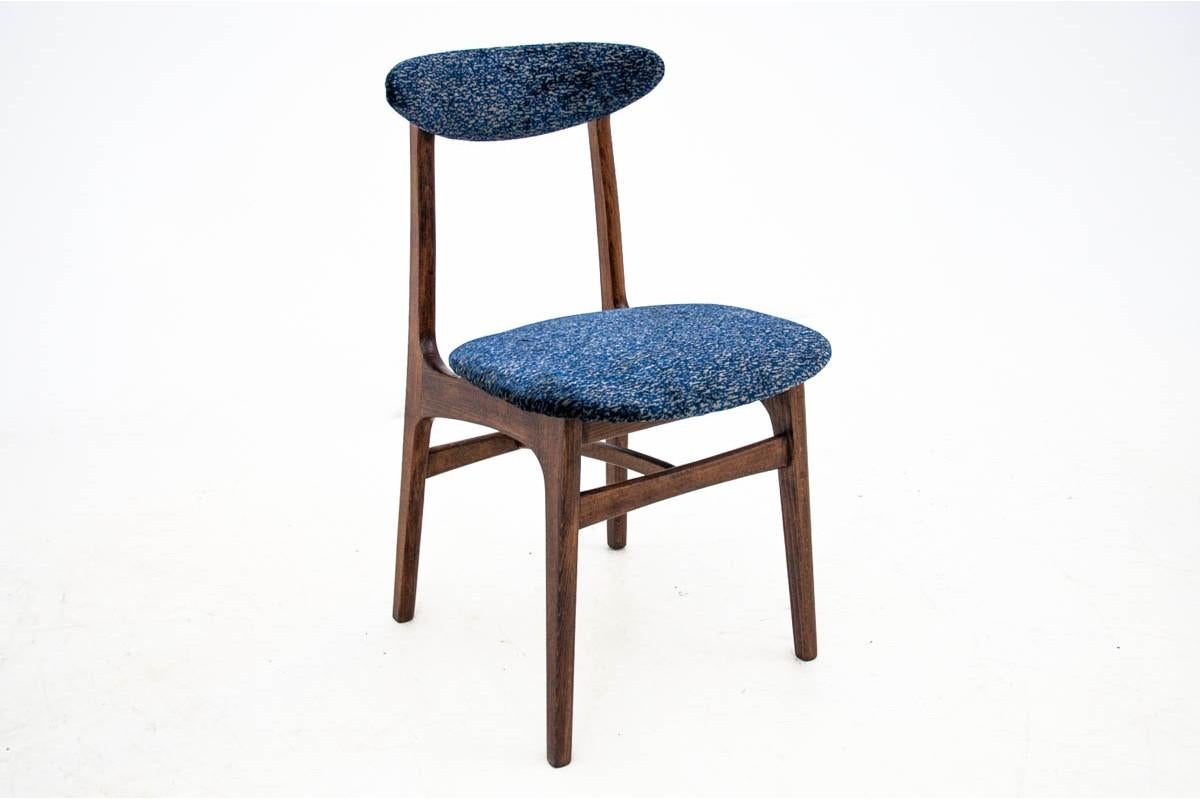 Beech Set of 6 Vintage Chairs, Poland, Designed by R.T. Hałas, 1960s