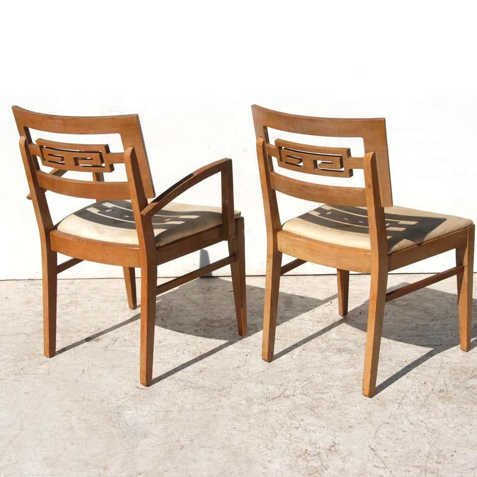 Mid-Century Modern Ensemble de 6 chaises de salle à manger vintage Chin Hua Drexel Heritage en vente