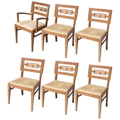 Juego de 6 sillas de comedor vintage Chin Hua Drexel Heritage