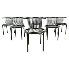 Set of 6 Vintage "CIRCO" Chairs by Jutta & Herbert Ohl for Lübke 1980s