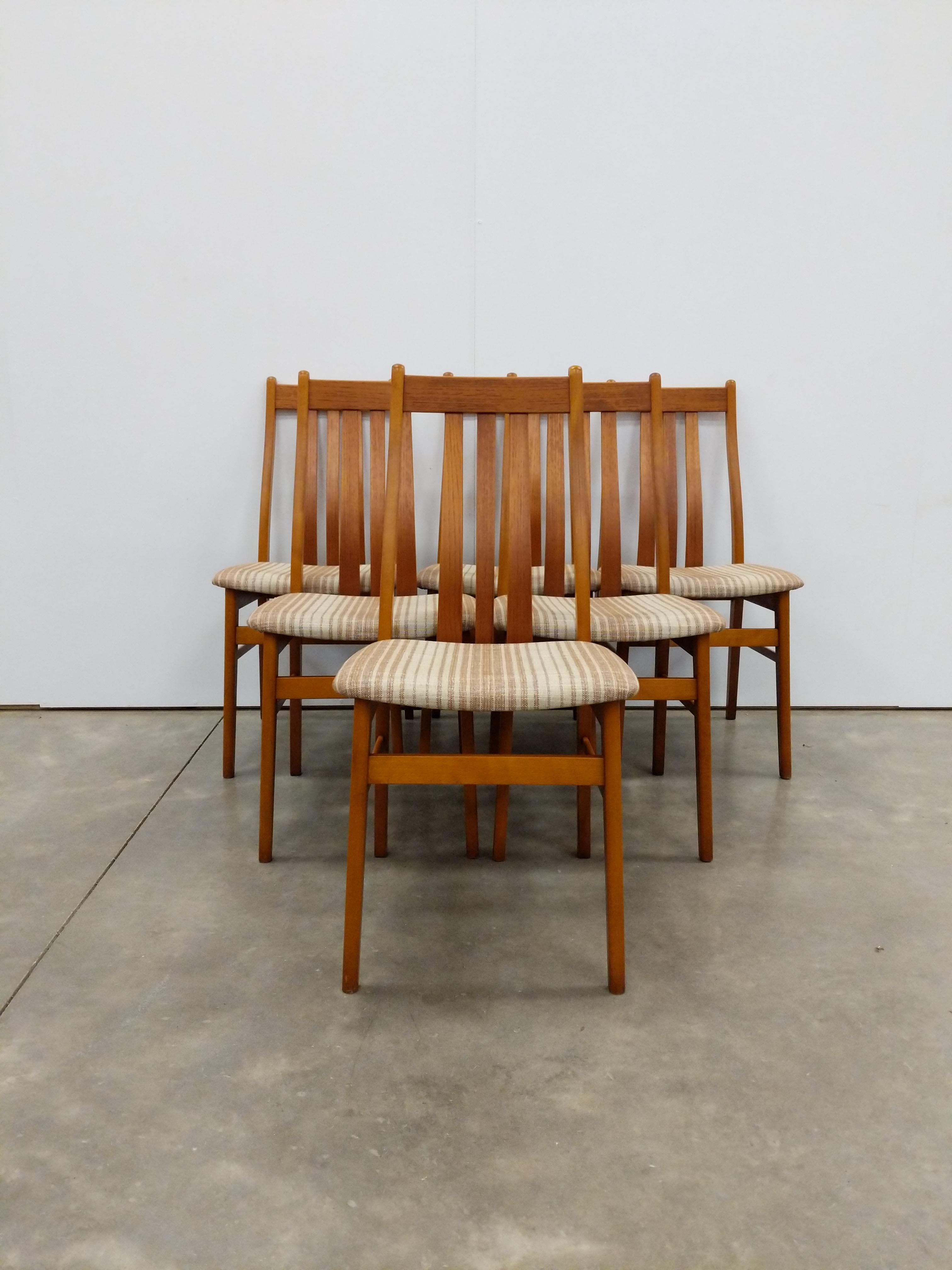 Ensemble de 6 chaises de salle à manger danoises modernes vintage par Farstrup Bon état - En vente à Gardiner, NY
