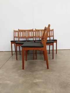6 Esstischstühle Vintage Danish Modern von Spøttrup
