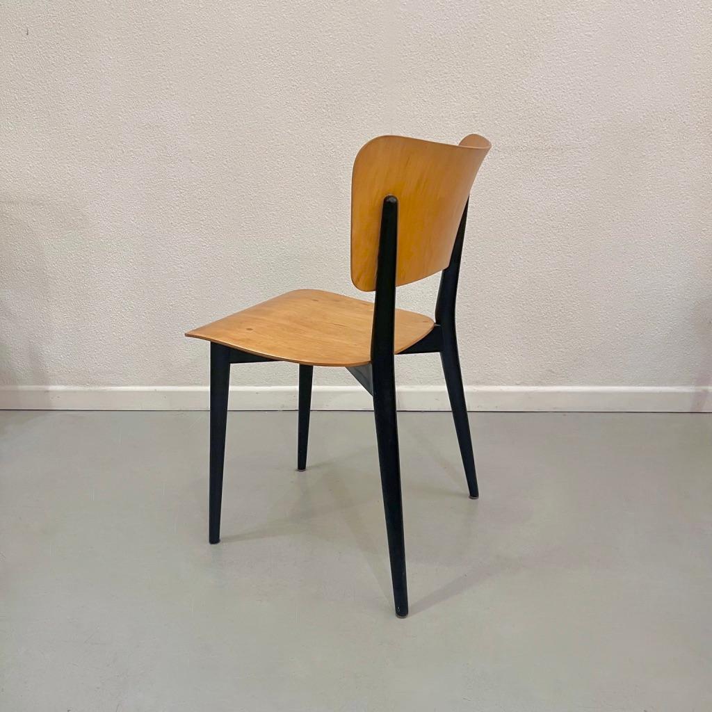 Set of 6 vintage dining chairs by Max Bill, Horgen Glarus, Switzerland ca. 1950s For Sale 5
