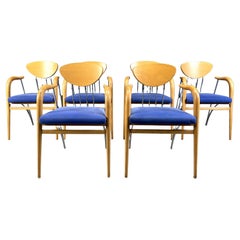 Set of 6 vintage dining chairs by Sedex Italy, 1990s