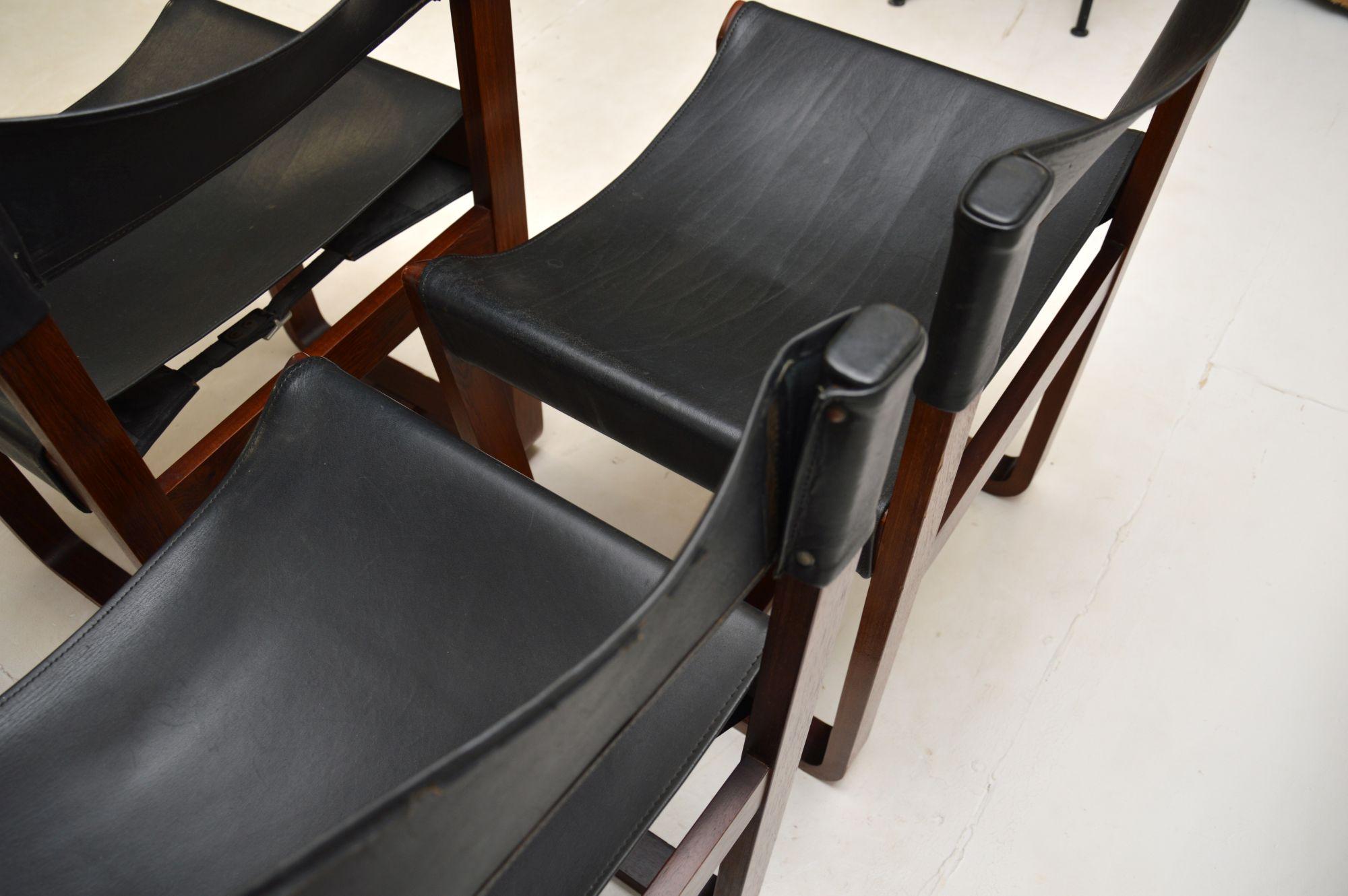 Set of 6 Vintage Dining Chairs by Uniflex In Good Condition In London, GB