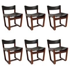Set of 6 Vintage Dining Chairs by Uniflex