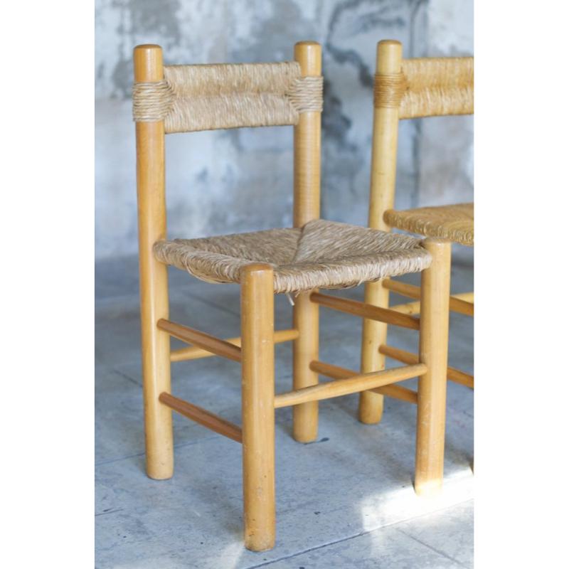 Set of 6 Vintage Dining Room Chairs, 1955 For Sale 2
