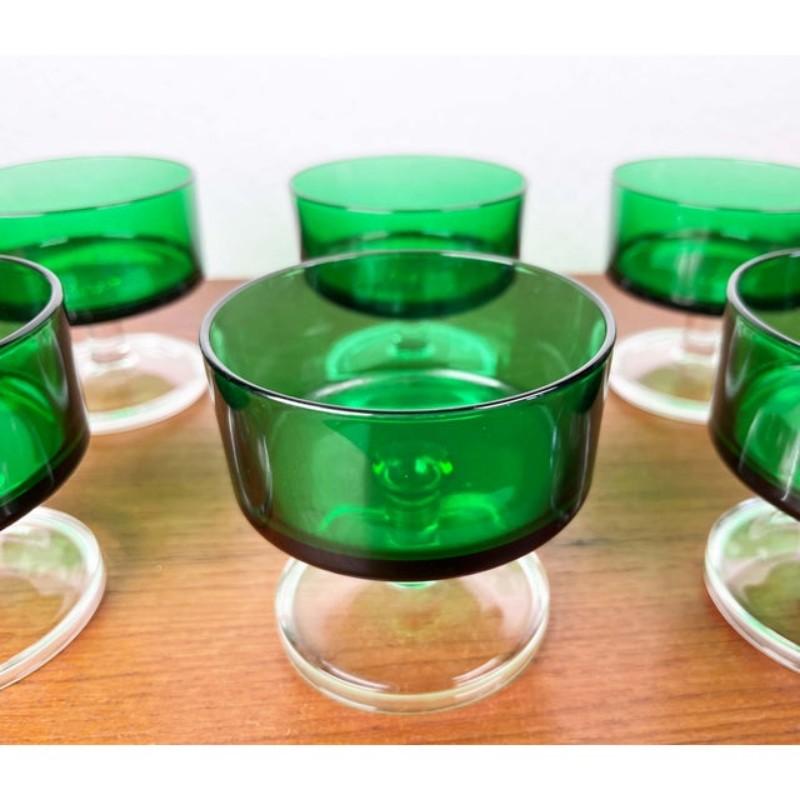 Set of 6 Vintage Drinking Glasses from Luminarc, 1970s For Sale 3