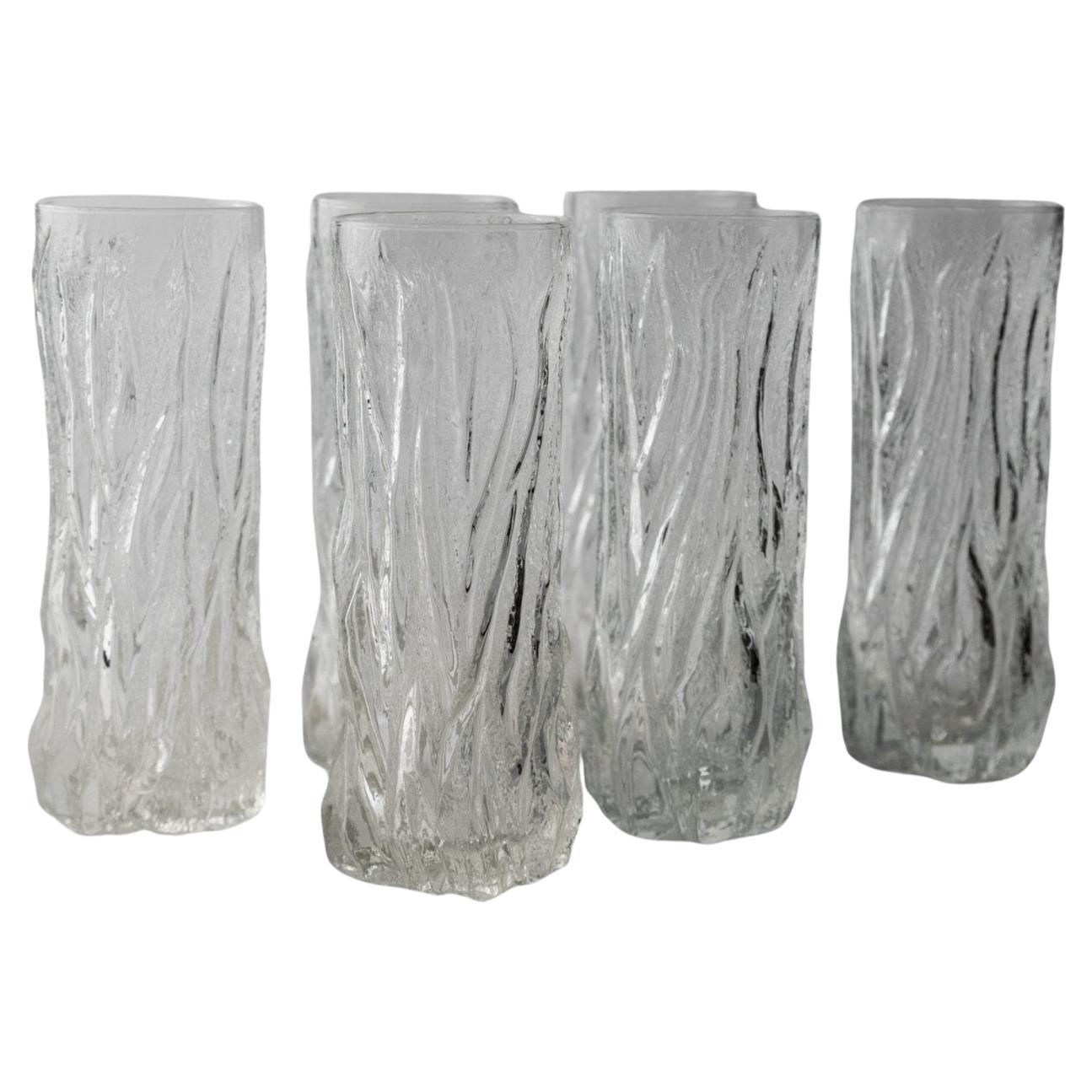 Ensemble de 6 verres à boire Vintage, Timeless Design Italie, années 1970