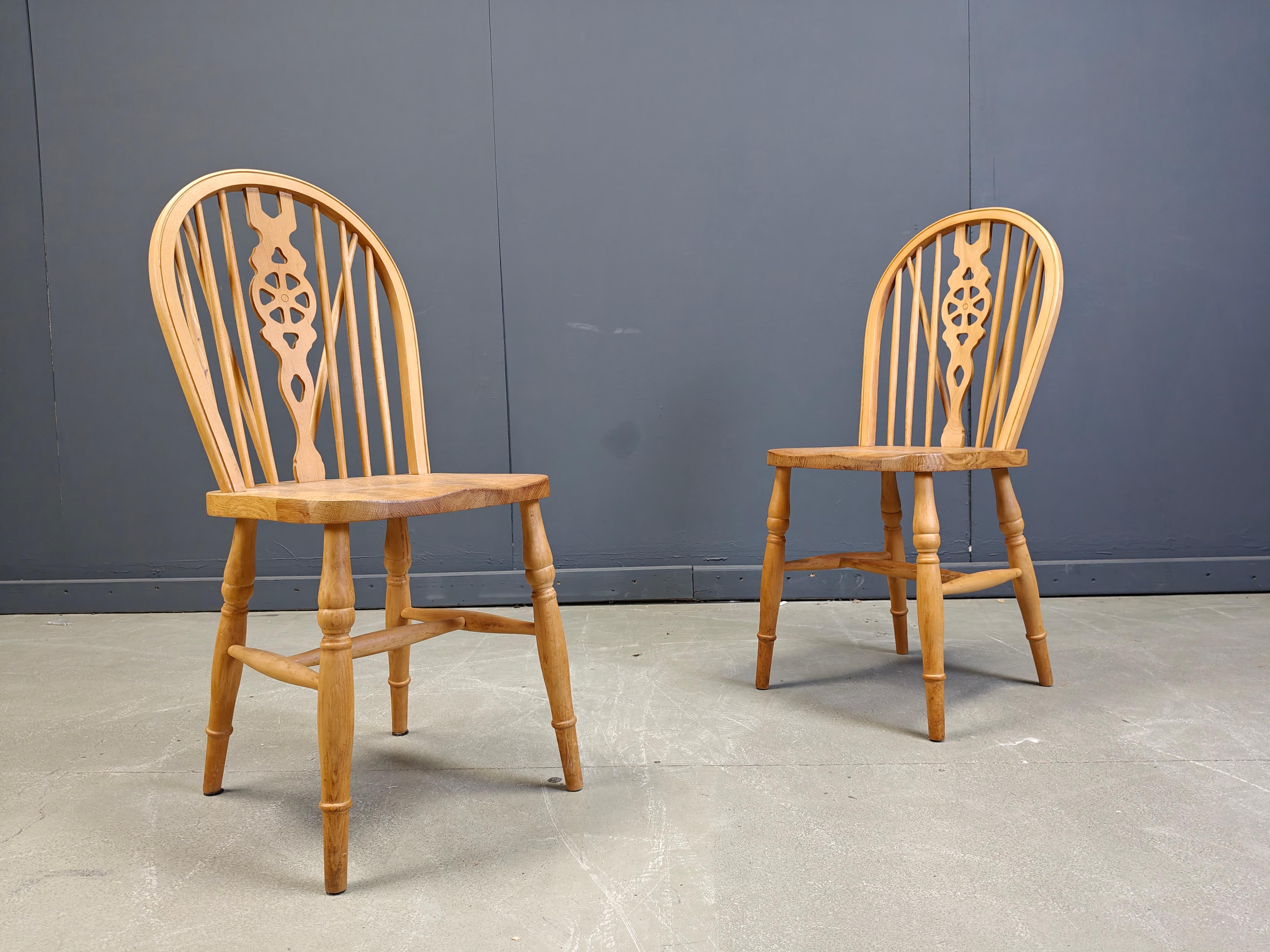 Britannico Set di 6 sedie da pranzo vintage di Ercol, anni '50 in vendita