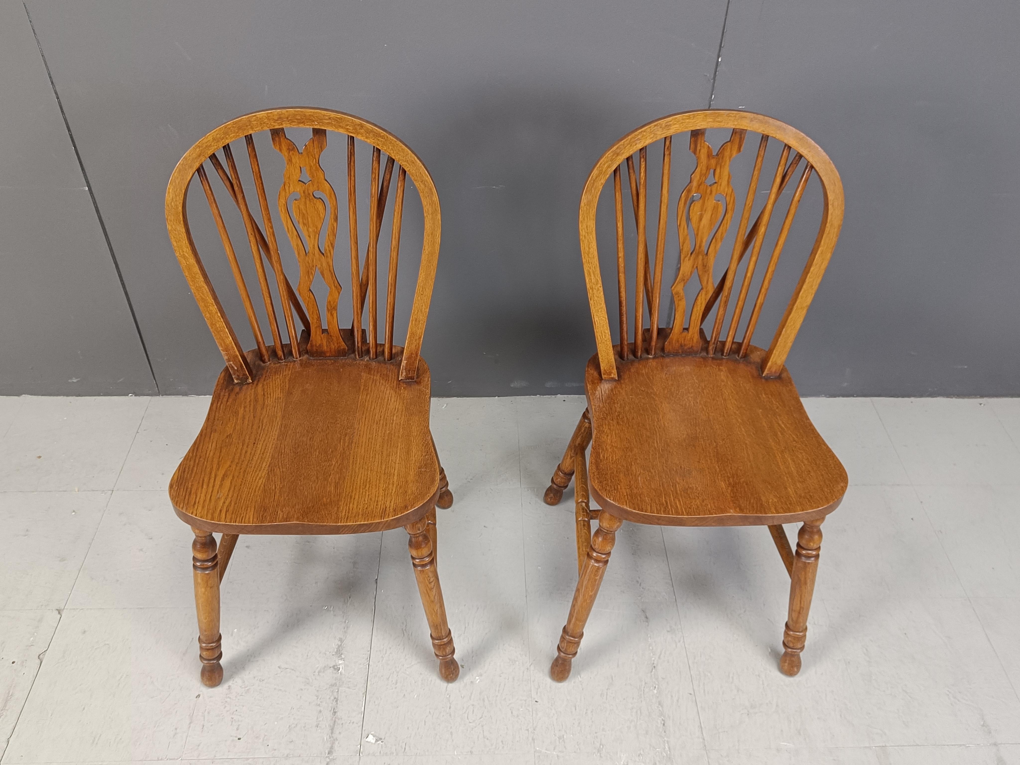 Legno Set di 6 Vintage  Sedie da pranzo Ercol, anni '50 in vendita