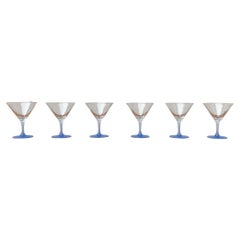 Juego de 6 copas de cóctel alemanas vintage de Villeroy & Boch, años 80