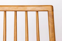 Set of 6 Vintage German Dining Chairs – 1960s/1970s Mid Century Beechwood Chairs