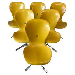 Ensemble de 6 chaises Ion vintage de Gideon Kramer pour American Desk Co.