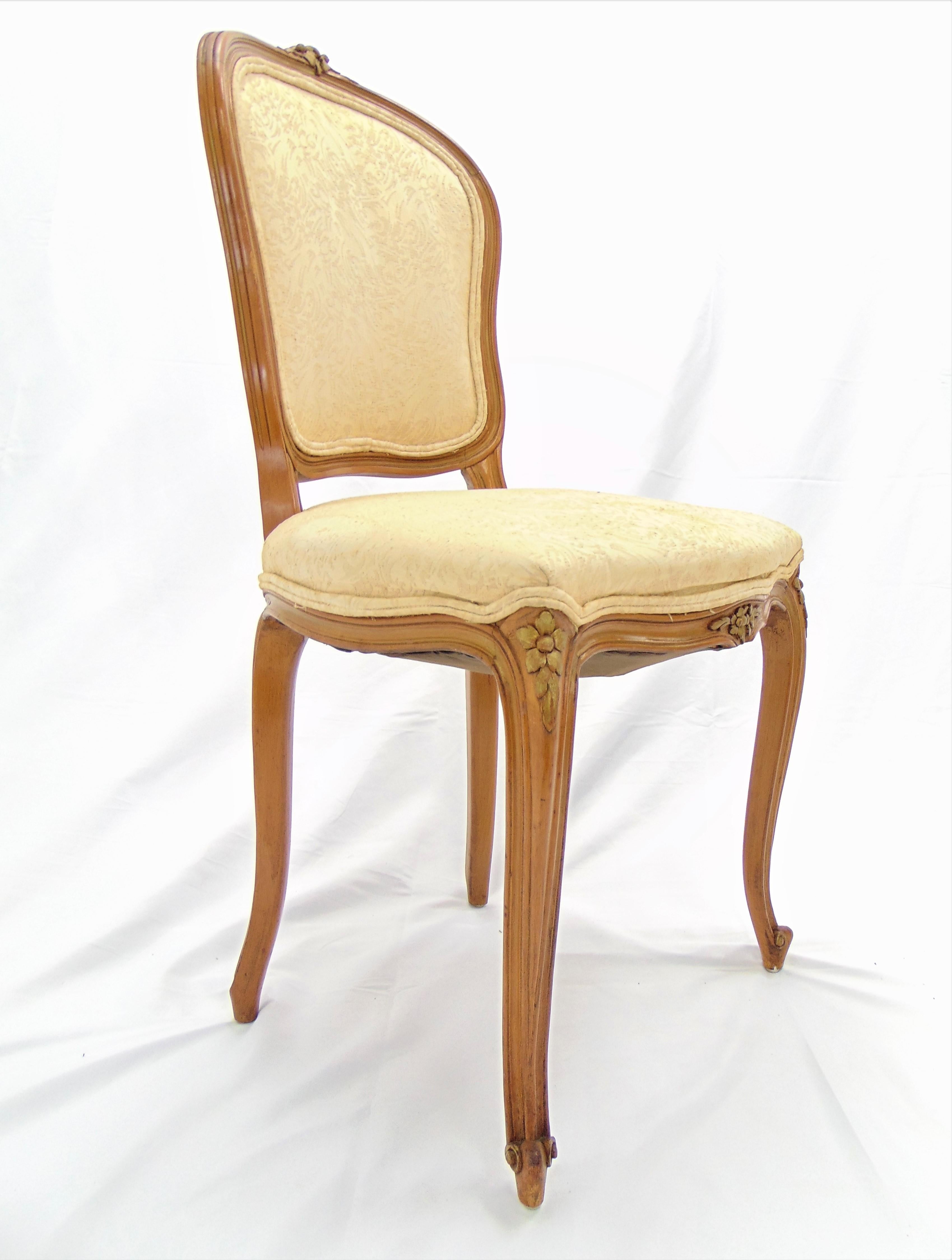 Set of 6 Vintage Italian Provincial Dining Chairs 8