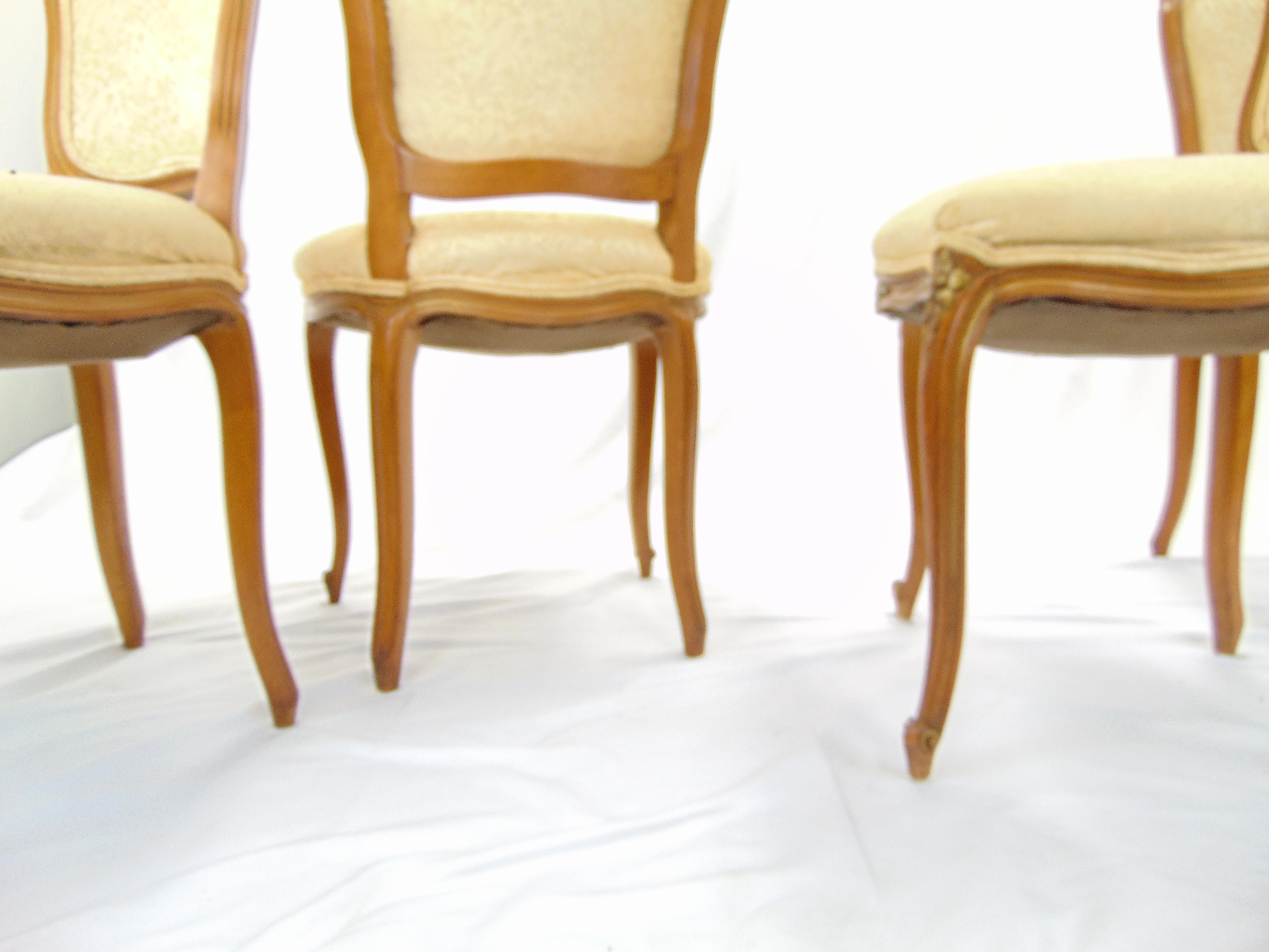 Set of 6 Vintage Italian Provincial Dining Chairs 9