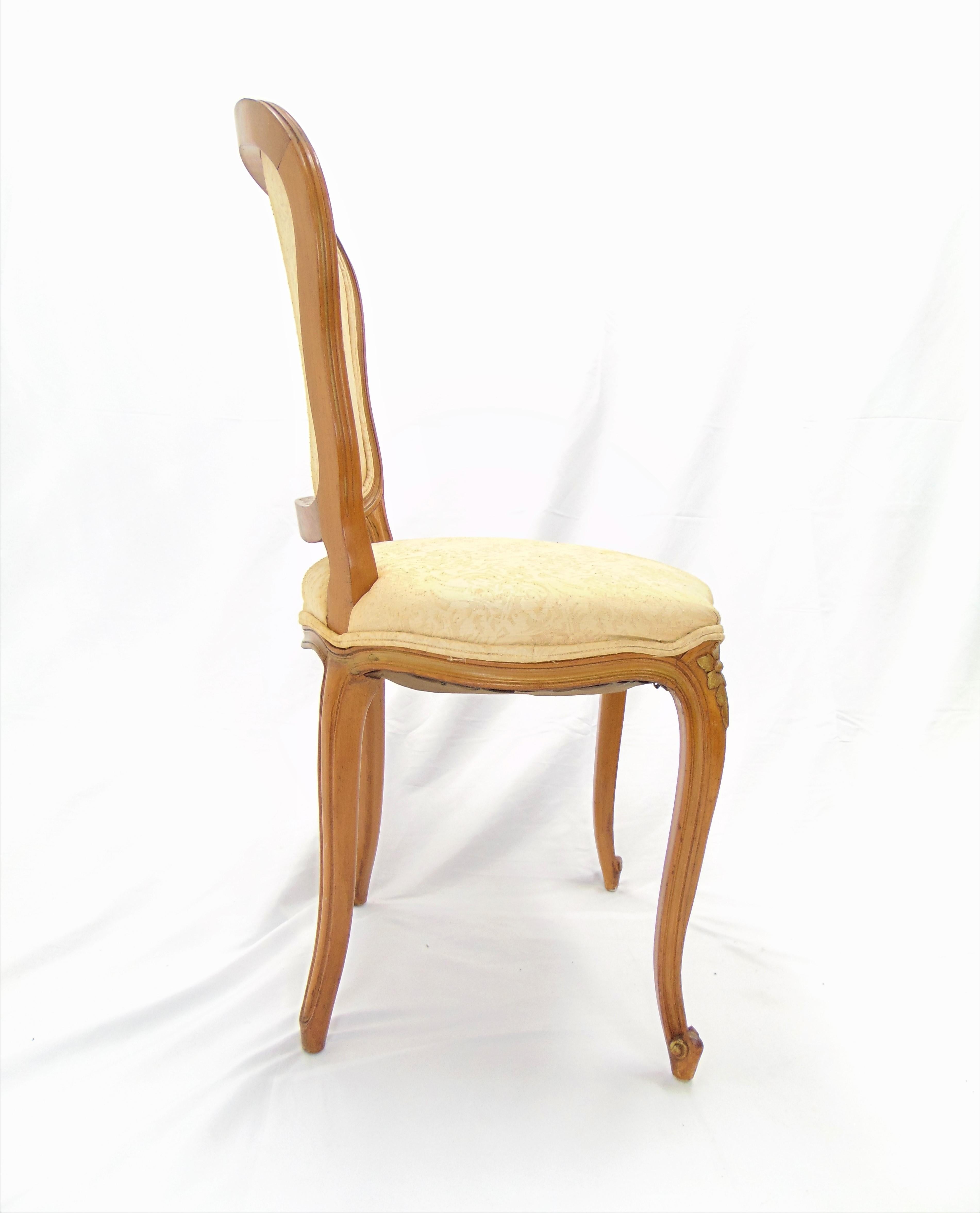 Set of 6 Vintage Italian Provincial Dining Chairs 10
