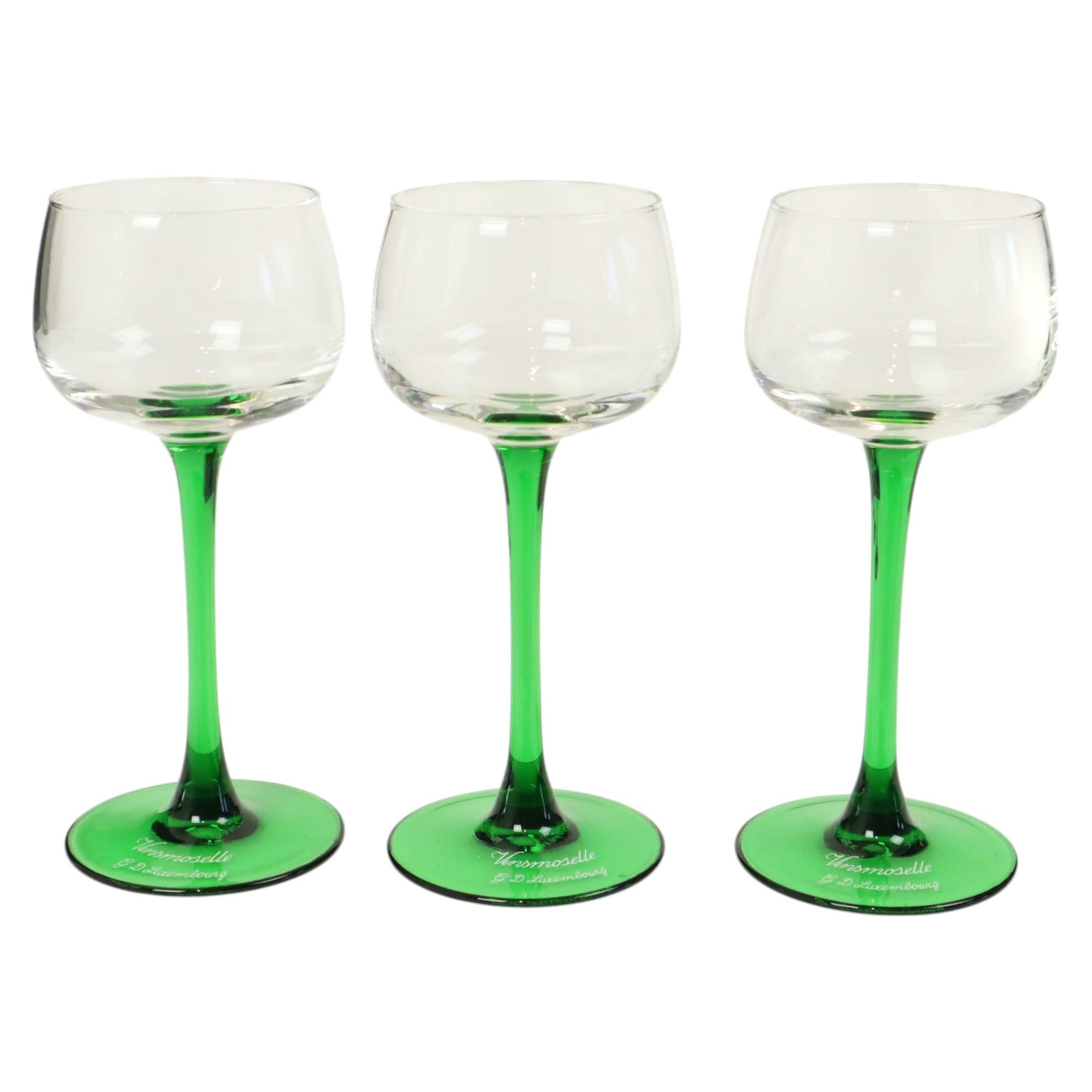 Set de 6 Copas de Vino Vintage Luminarc Vins Moselle Verde en venta 2