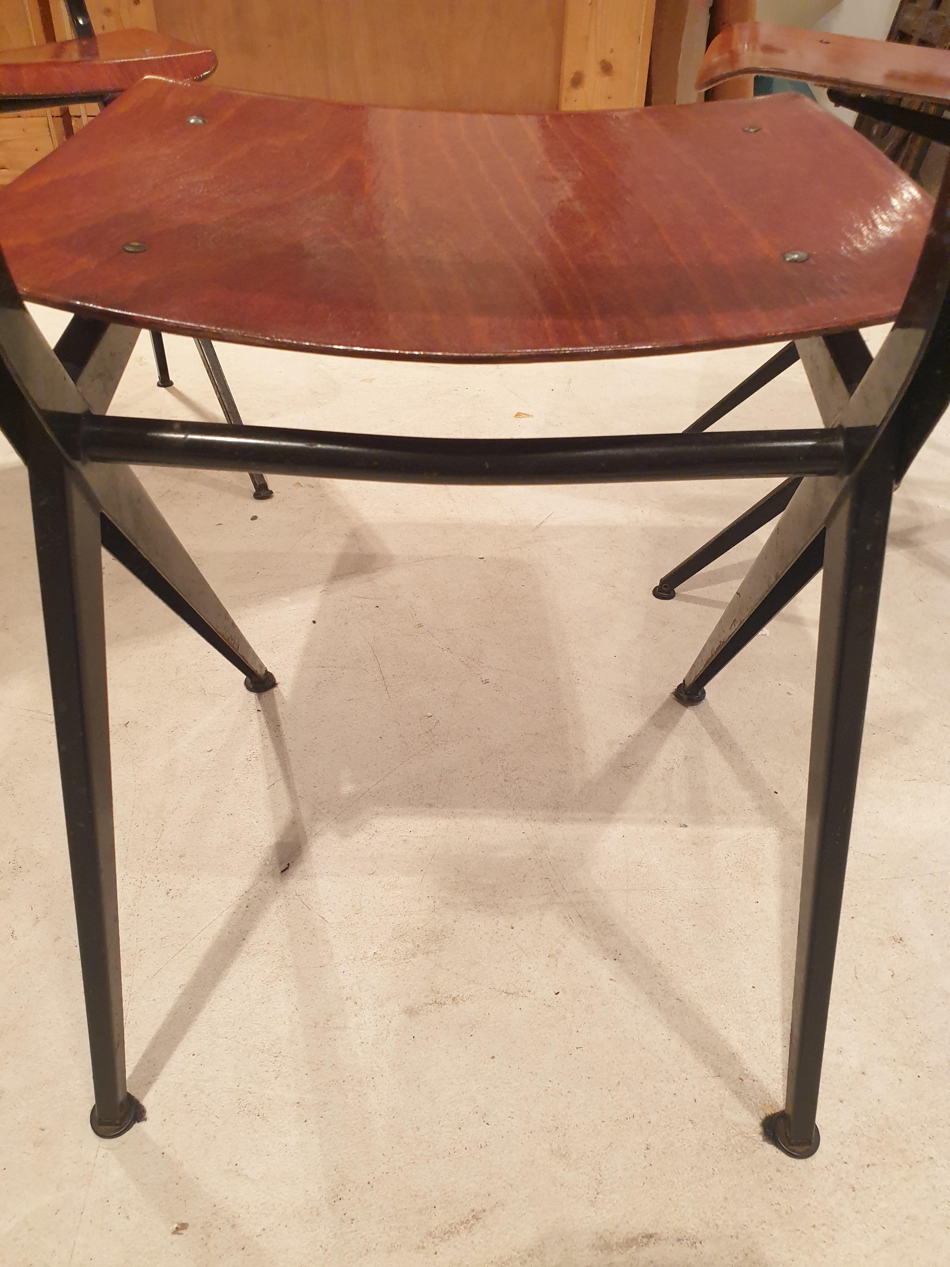 Dutch Set of 6 vintage Marco Holland chairs For Sale