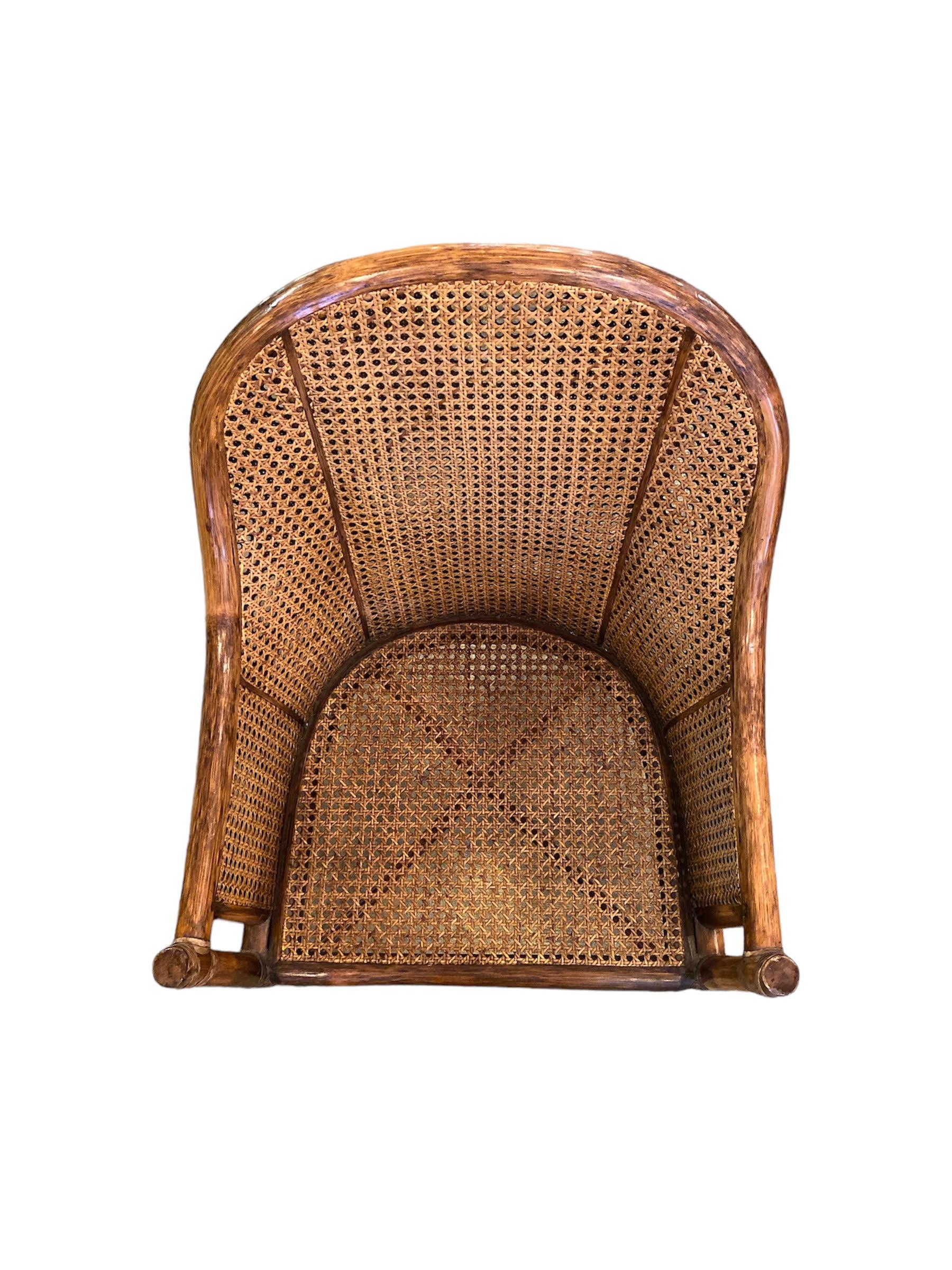 Bamboo Set of 6 Vintage McGuire 