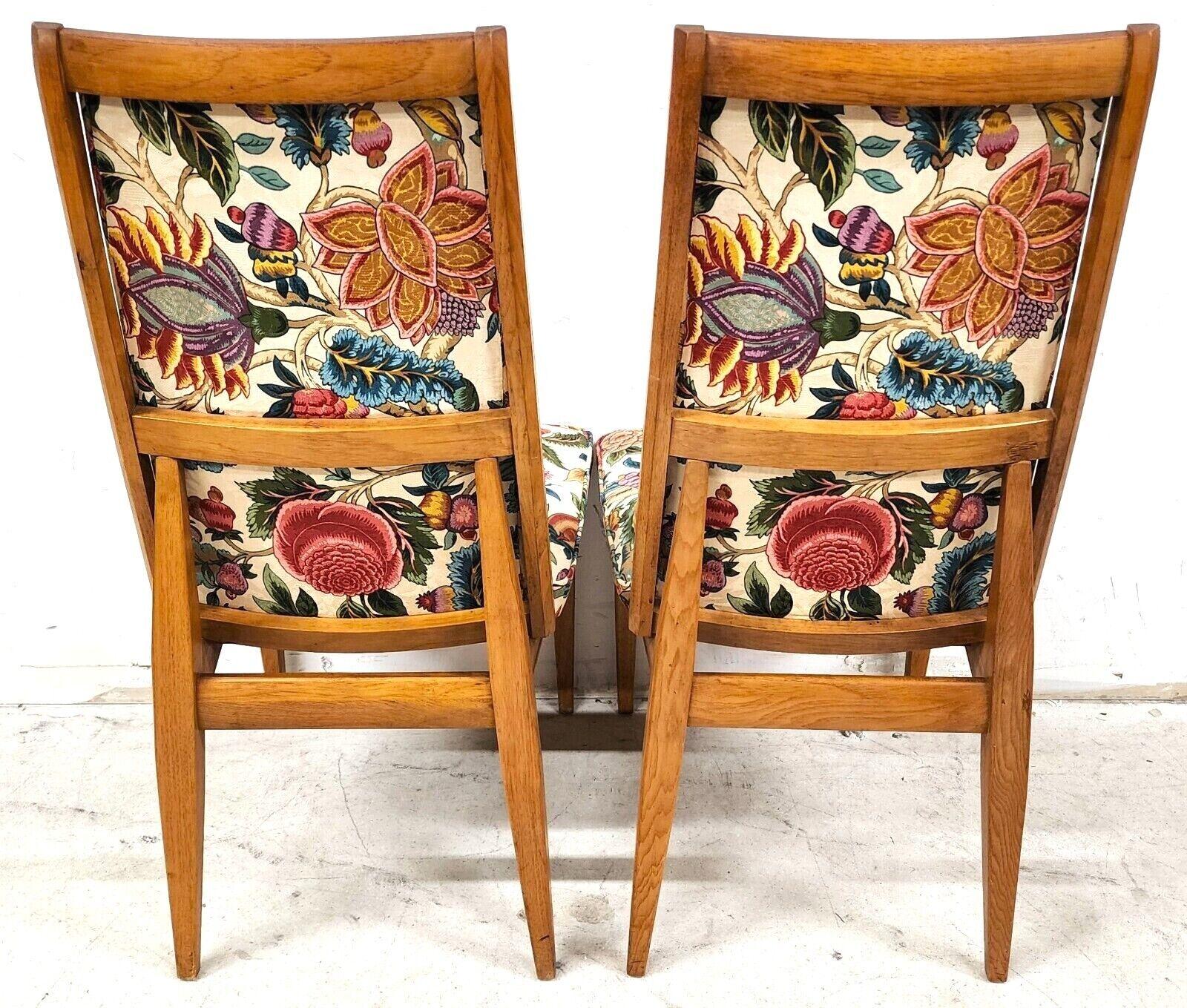 Mid-Century Modern Set of 6 Vintage MCM Dining Chairs by Kroehler For Sale