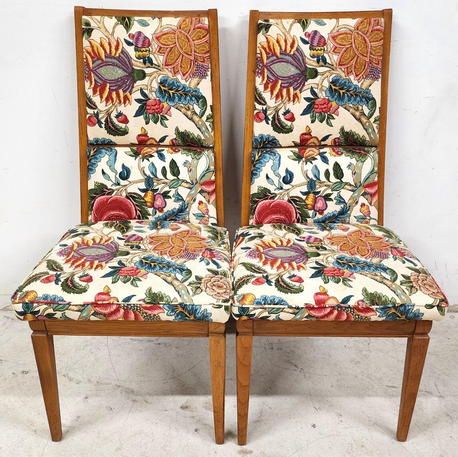 Set of 6 Vintage MCM Dining Chairs by Kroehler In Good Condition For Sale In Lake Worth, FL