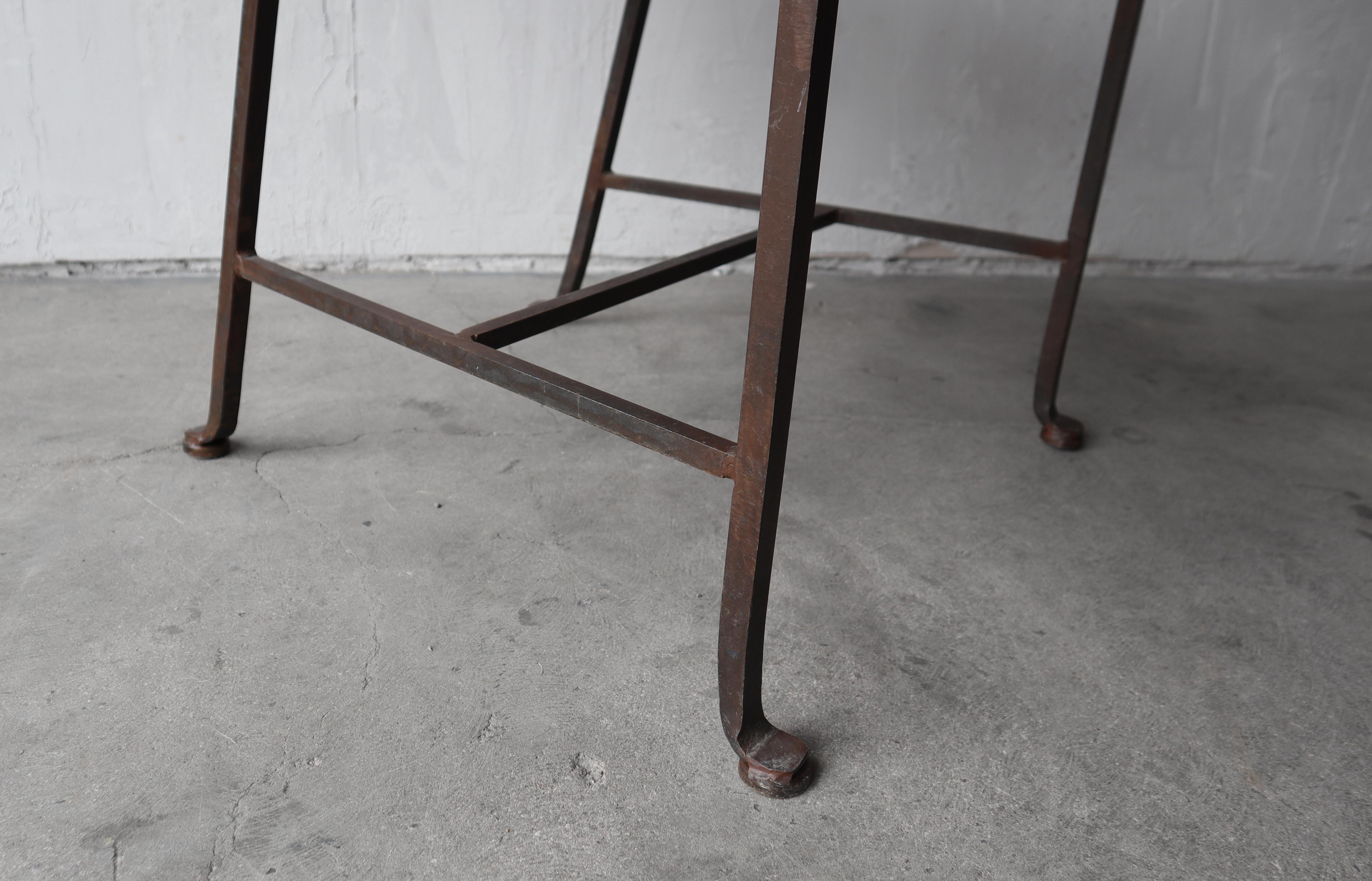Set of 6 Vintage Metal Windsor Garden Dining Chairs For Sale 2