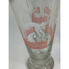 Set of 6 Vintage Mid Century Hazel Atlas Pilsner Glasses