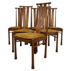 Set of 6 Vintage Mid Century Modern Dining Chairs by Ercol