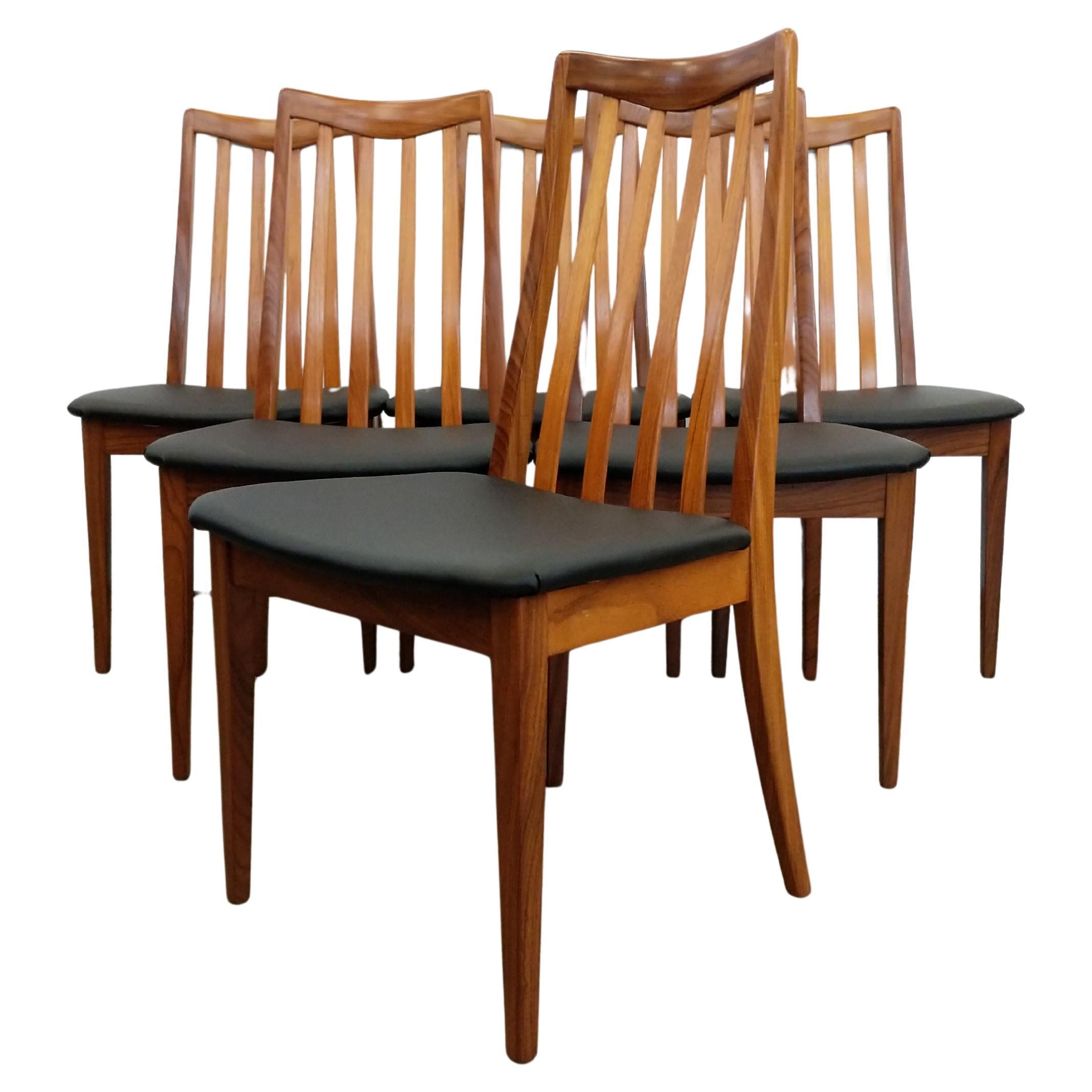 Set di 6 sedie da pranzo vintage del Mid Century Modern di G-Plan
