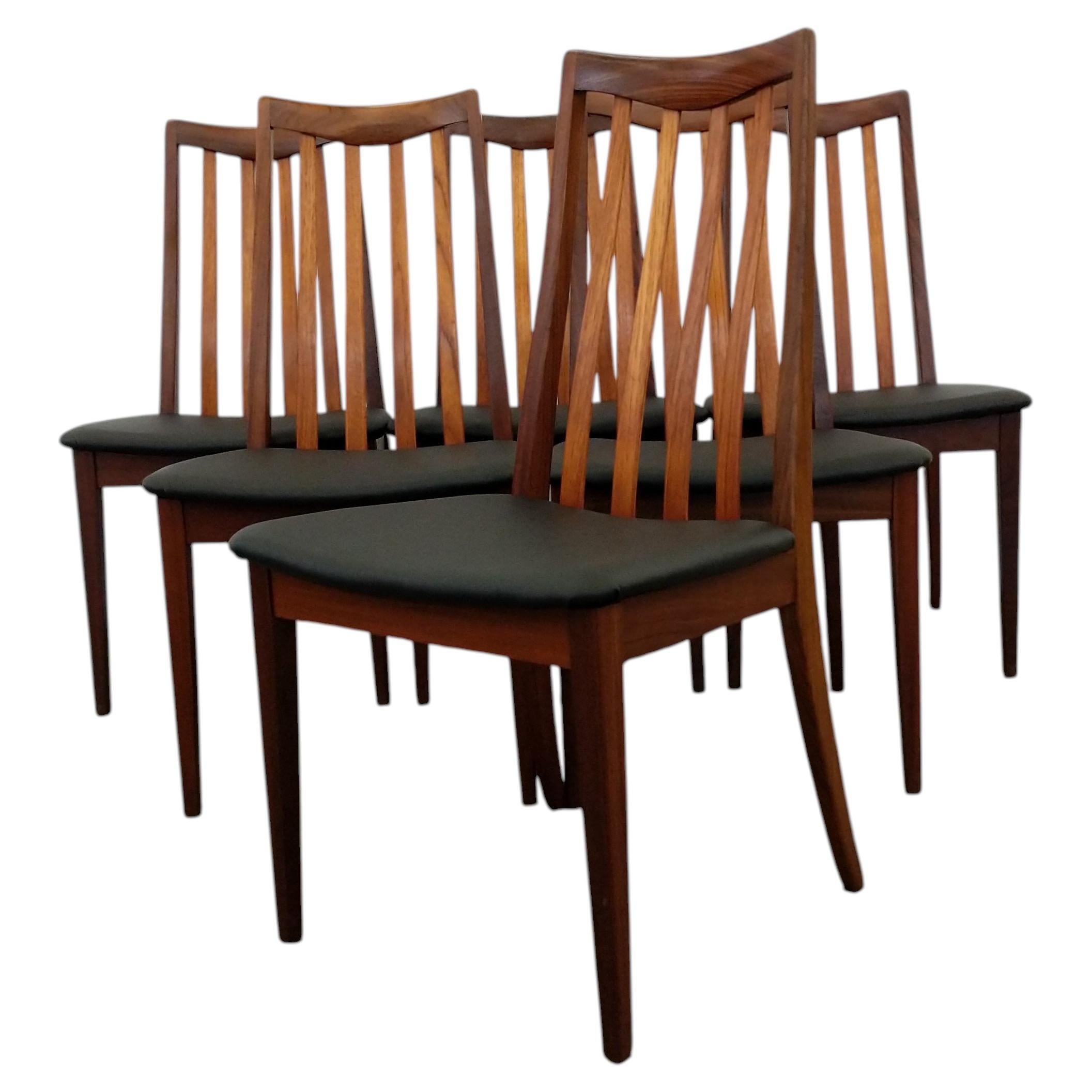 Juego de 6 sillas de comedor Vintage Mid Century Modern by G Plan