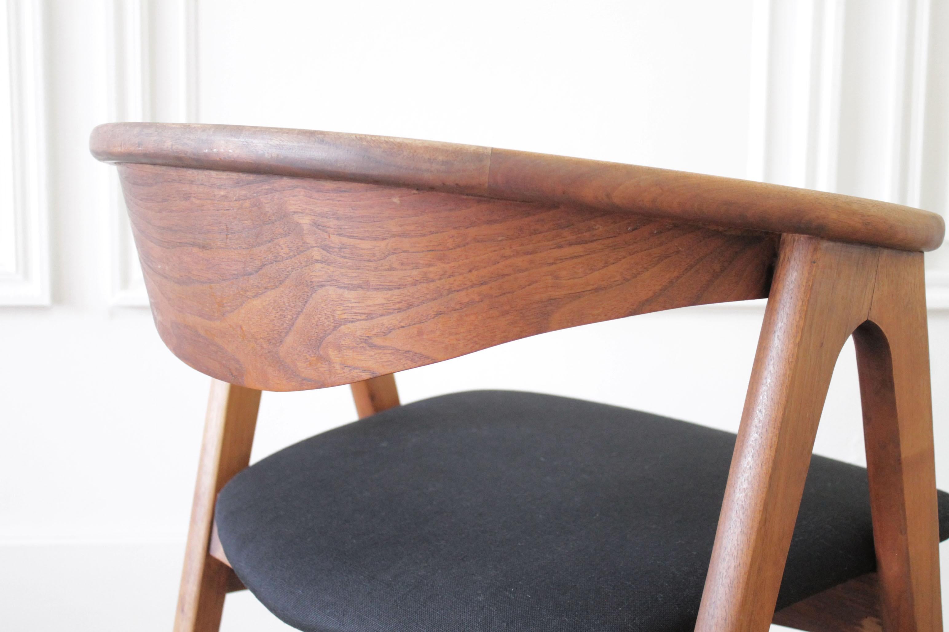 Set of 6 Vintage Mid-Century Modern Style Dining Chairs, circa 1960 6