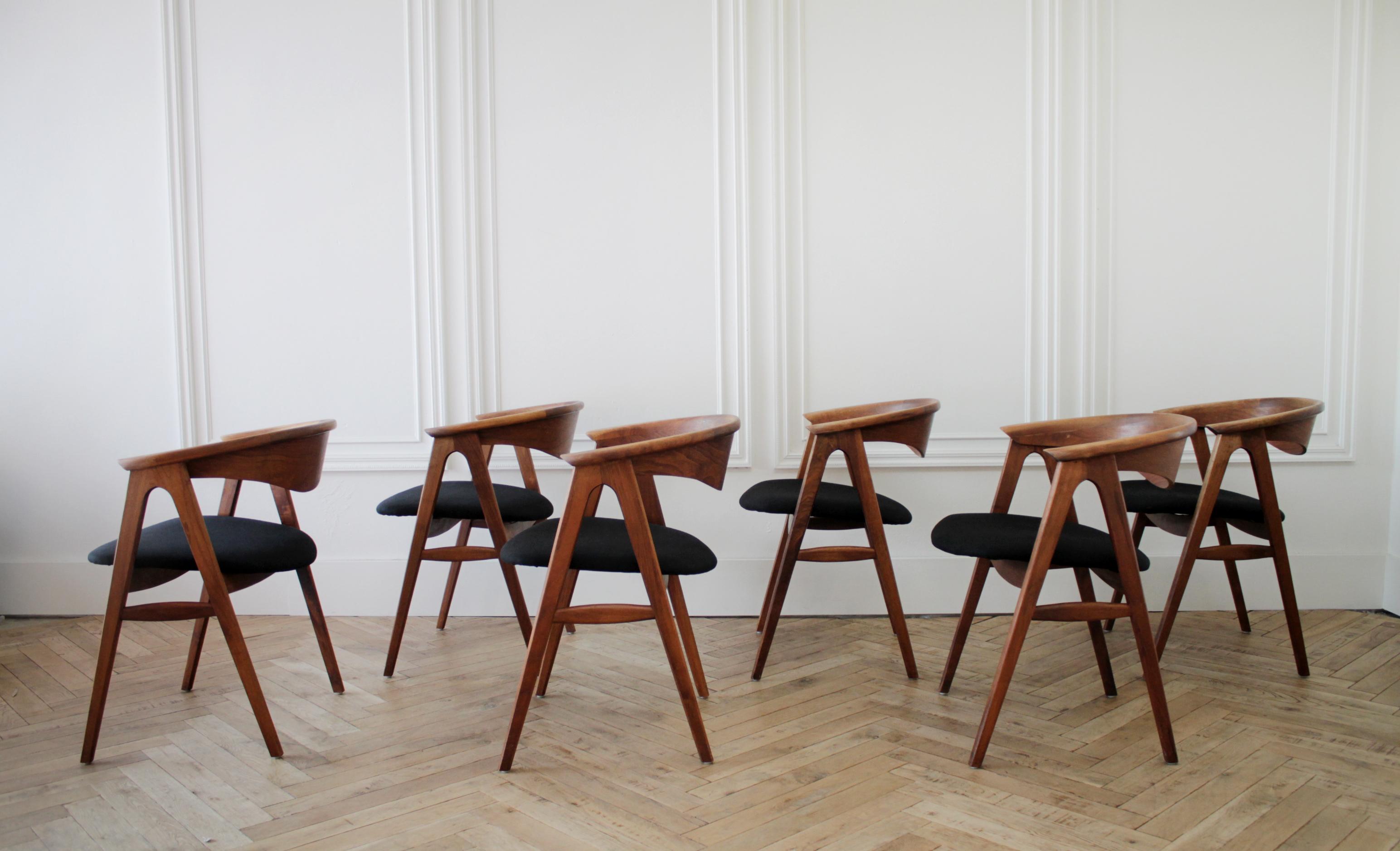 vintage mid century dining chairs