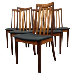 Lot de 6 chaises de salle à manger vintage en teck de style « Mid-Century Modern » de la marque G Plan